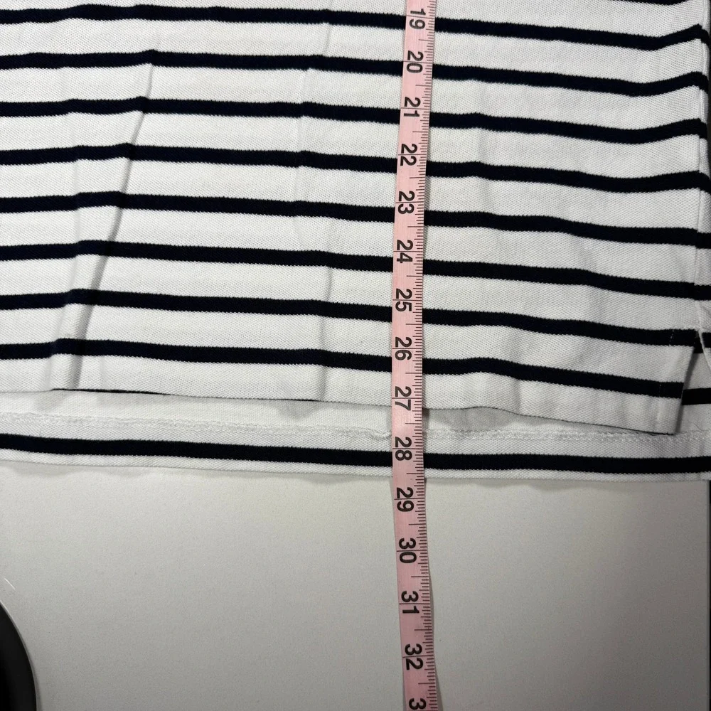 Polo Ralph Lauren Big Pony Striped Polo Shirt Youth/Boys XL White Navy Blue Red‎